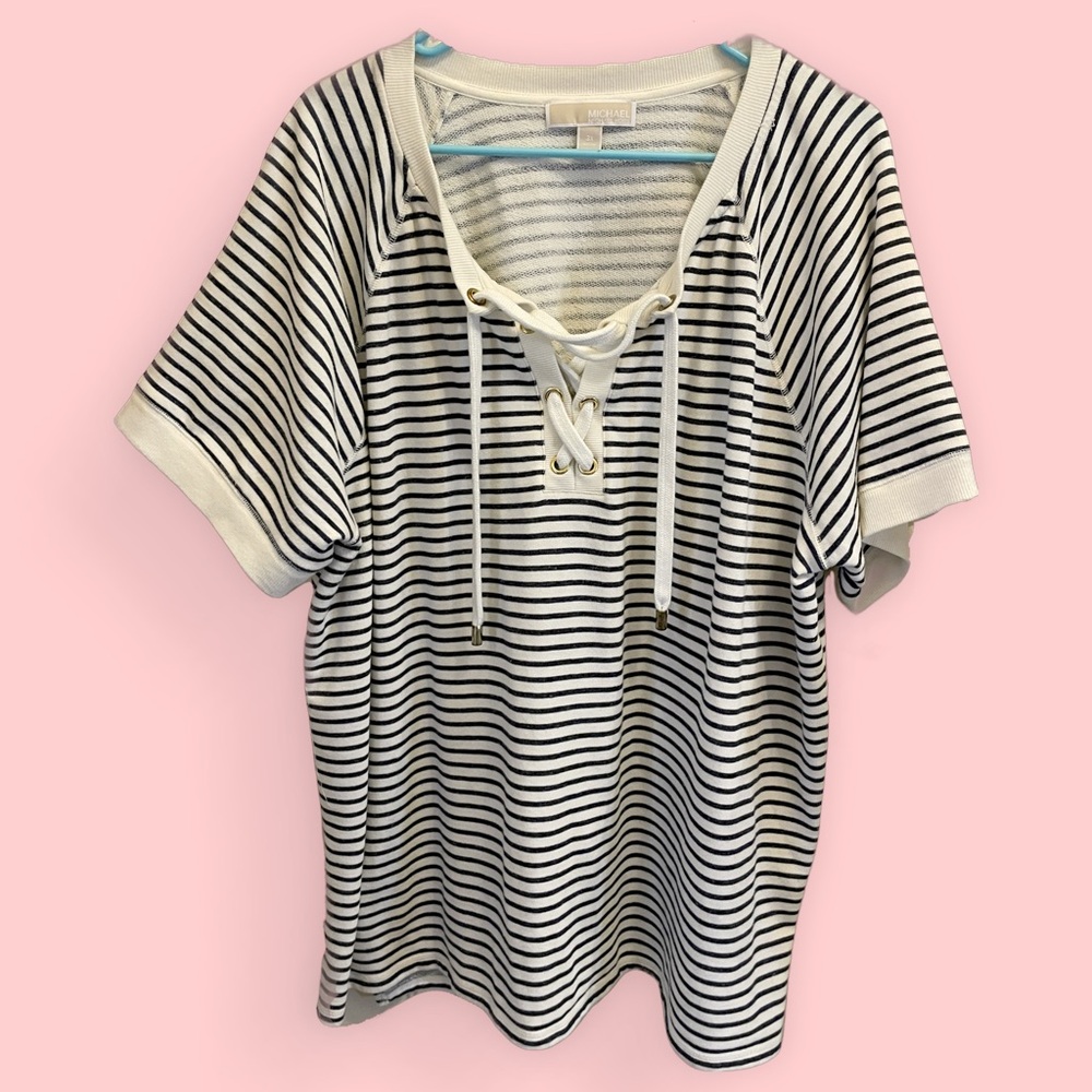 MICHAEL Michael Kors Casual Terry Pullover